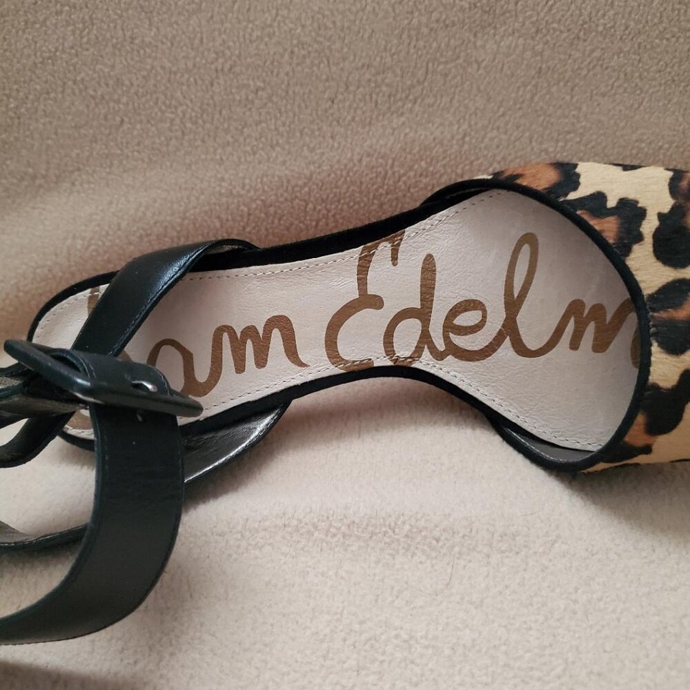 Sam Edelman Ankle Strap Heels Size 6.5 - Picture 3 of 3